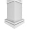 Ekena Millwork Craftsman Classic Square Non-Tapered X-Board Farmhouse Fretwork Column CC0810ENXFHTUTU - alternate 2